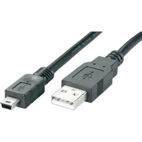 A USB - B mini USB kábel 1.8 m