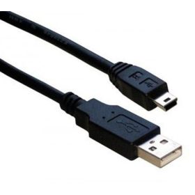 A USB  - B mini USB kábel 1m