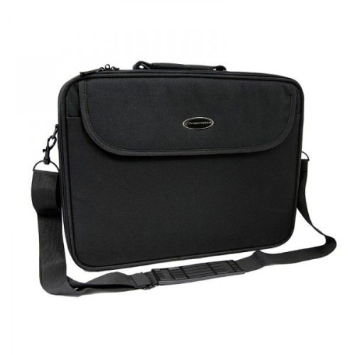 Fekete notebook, laptop 15.6" táska vállpánttal