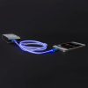 iPhone 5/5S/5C/6/6 plus világító USB adat és töltő kábel