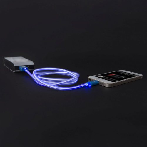 iPhone 5/5S/5C/6/6 plus világító USB adat és töltő kábel