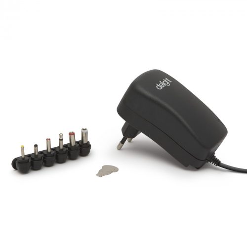 Univerzális állítható feszültségű tápegység + 6 db adapter 1000 mA
