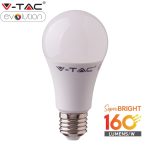 V-TAC 6.5W E27 meleg fehér LED lámpa izzó 160 lm/W - 2806