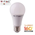   V-TAC 6.5W E27 természetes fehér LED lámpa izzó 160 lm/W - 2807