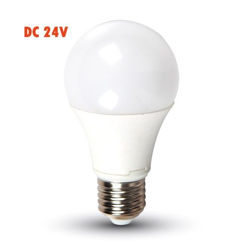 24V E27 9W LED lámpa izzó - természetes fehér
