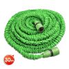 30 m locsoló slag, csavarodásmentes locsolócső 1/2"+3/4"-es adapterrel