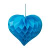 Szív alakú lampion - kék