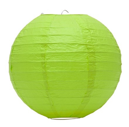 Lampion akasztóval 25cm - Zöld
