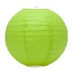 Lampion akasztóval 25cm - Zöld
