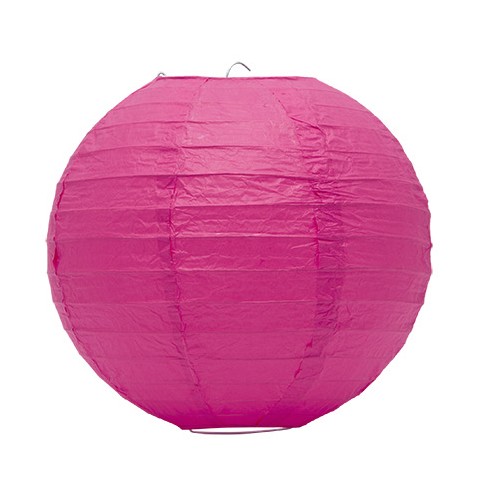 Lampion akasztóval 25cm - Lila