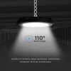 V-TAC LED csarnokvilágító UFO lámpa 100W, Természetes fehér - 10202