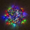 200 LED-es, 10m-es színes fényfüzér, hálózati csatlakozóval, 8 programmal