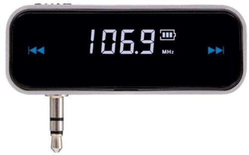 FM transmitter MP3 átjátszó 3,5 mm jack dugóval