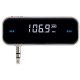 FM transmitter MP3 átjátszó 3,5 mm jack dugóval