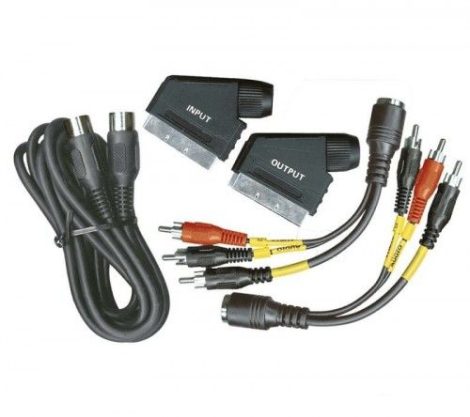 Videó, HIFI kábel szett SVS601 - DIN, BNC, RCA, SCART kábel