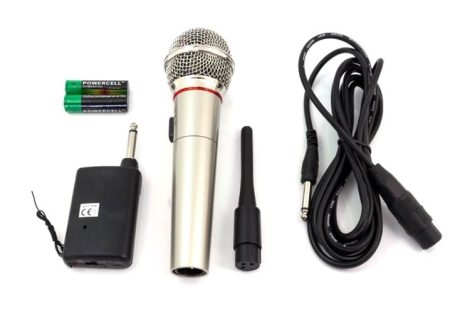 Vezeték nélküli karaoke mikrofon szett