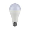 V-TAC 17W E27 A60 természetes fehér LED lámpa izzó, 100 Lm/W - 214458