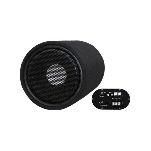 Aktív mélyláda autós HIFI mélynyomó szubláda + erősítő MK1201