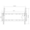 LCD / LED TV fali tartó konzol dönthető 37"-70"