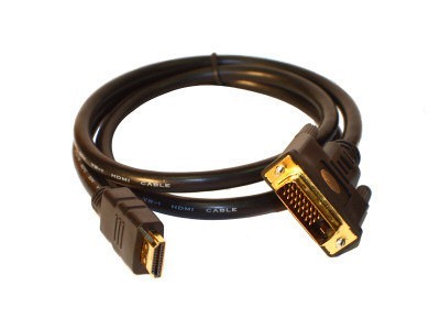 HDMI - DVI aranyozott átalakító kábel 2M