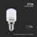 V-TAC PRO hűtőszekrény ST26 LED izzó 2W, E14 - Samsung chip, Meleg fehér - 21234