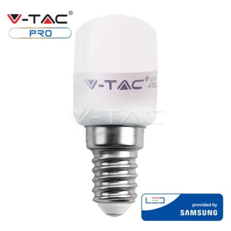 V-TAC PRO hűtőszekrény LED izzó 2W / E14 - 4000K - Samsung chip - 235