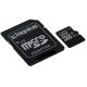 Kingston microSDHC 32GB Class10 memóriakártya + SD kártya adapter