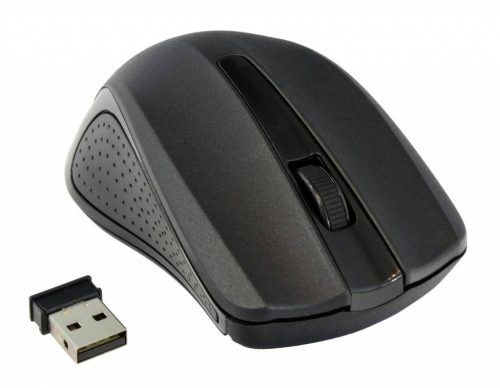 Vezeték nélküli optikai USB egér - fekete