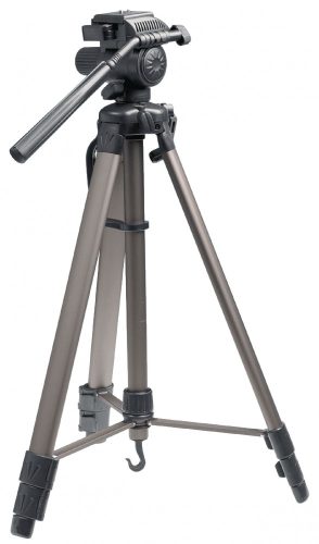 Alu tripod, fényképezőgép és kamera állvány 161 cm