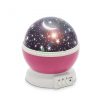Csillagos égbolt kivetítő LED projektor - pink