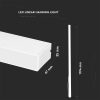 V-TAC vonalvilágító mennyezeti LED lámpa Samsung chippel - Természetes fehér, fehér házzal - 21376