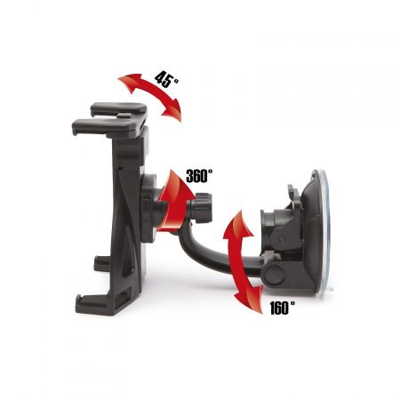 Tapadókorongos tábla PC / tablet autós tartó 7"-10"