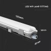 V-TAC T8 LED armatúra 150cm IP65 1db 6400K fénycsővel - 6462