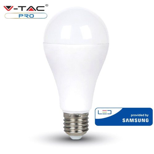 V-TAC PRO 17W E27 meleg fehér LED lámpa izzó - SAMSUNG chip - 162