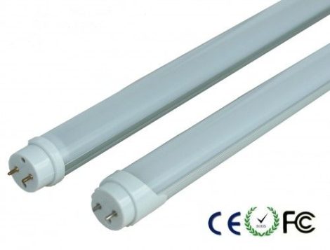 V-TAC szerelésmentes LED fénycső 120 cm T8 18 W - hideg fehér - 6264