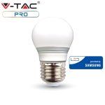   V-TAC PRO 5.5W E27 hideg fehér LED lámpa izzó - SAMSUNG chip - 176