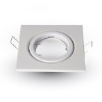   V-TAC billenthető beépíthető fehér spot lámpa keret, lámpatest 99x99 mm - 3472