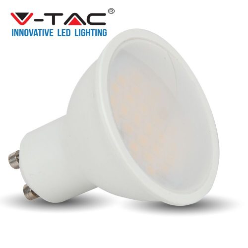 V-TAC spot lámpa LED izzó, 6W GU10 - meleg fehér - 7303
