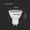 V-TAC LED SPOT lámpa, 4.5W ledes GU10 izzó, égő - Természetes fehér - 211686