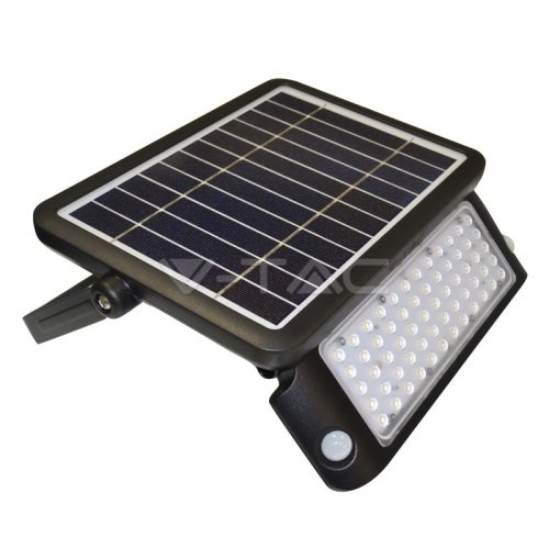 V-TAC napelemes LED lámpa, reflektor mozgásérzékelővel 10W - 8550