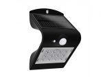   V-TAC napelemes LED lámpa, reflektor mozgásérzékelővel 1,5W, fekete - 8277