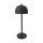 V-TAC fekete asztali lámpa beépített akkumulátorral, Type-C kábellel, 30cm magas, változtatható színhőmérséklettel - 7985