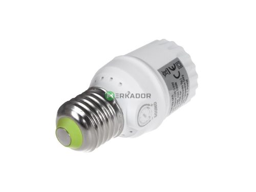 MK232 hangra aktiválódó alkonykapcsolós E27 foglalat