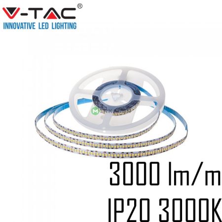 V-TAC beltéri SMD LED szalag, 2835, meleg fehér, 240 LED/m - 2164