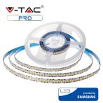   V-TAC beltéri 24V LED szalag, meleg fehér, 240 LED/m - Samsung chip - 320
