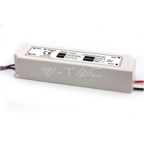 V-TAC IP67 kültéri hálózati adapter, LED tápegység 24V 4.2A 100W - 3102