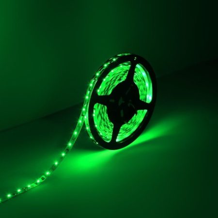V-TAC beltéri SMD LED szalag, 3528, zöld szín, 60 LED/m - 212011