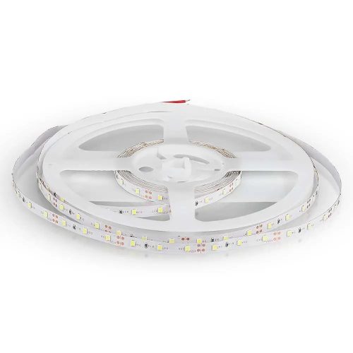 V-TAC beltéri SMD LED szalag, 3528, hideg fehér, 60 LED/m, 100 Lm/W - 212005