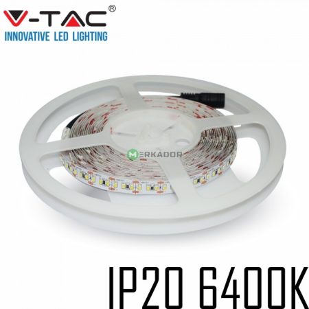 V-TAC beltéri SMD LED szalag, 3528, hideg fehér, 120 LED/m - 2002