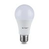 V-TAC 8.5W E27 A60 meleg fehér LED lámpa izzó, 95 Lm/W - 217260